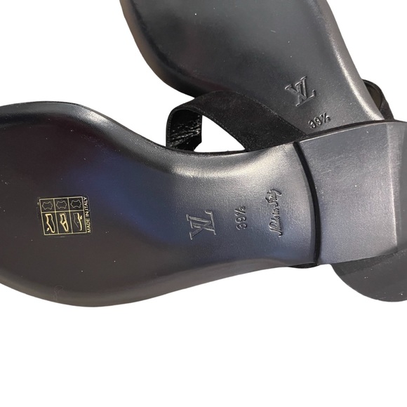 NEW AUTHENTIC LOUIS VUITTON THONG SANDALS Size 39.5 - Picture 3 of 4